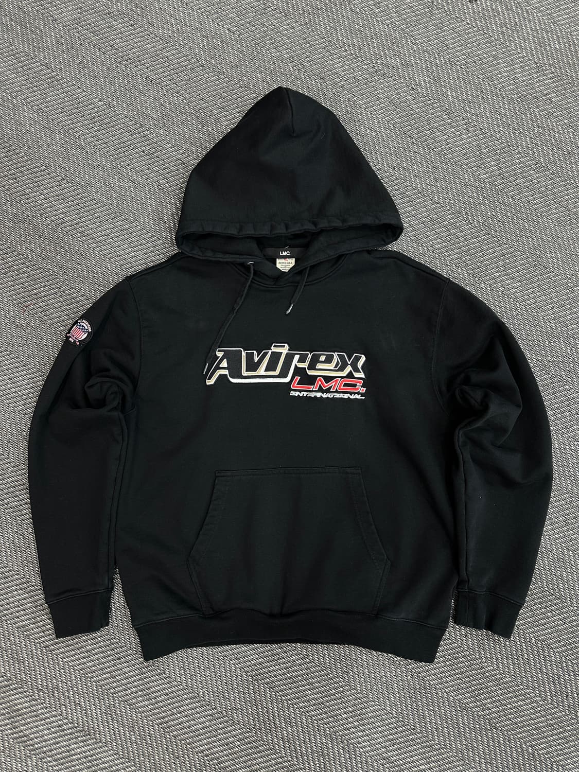AVIREX x LMC 후드티 블랙 상품이미지1