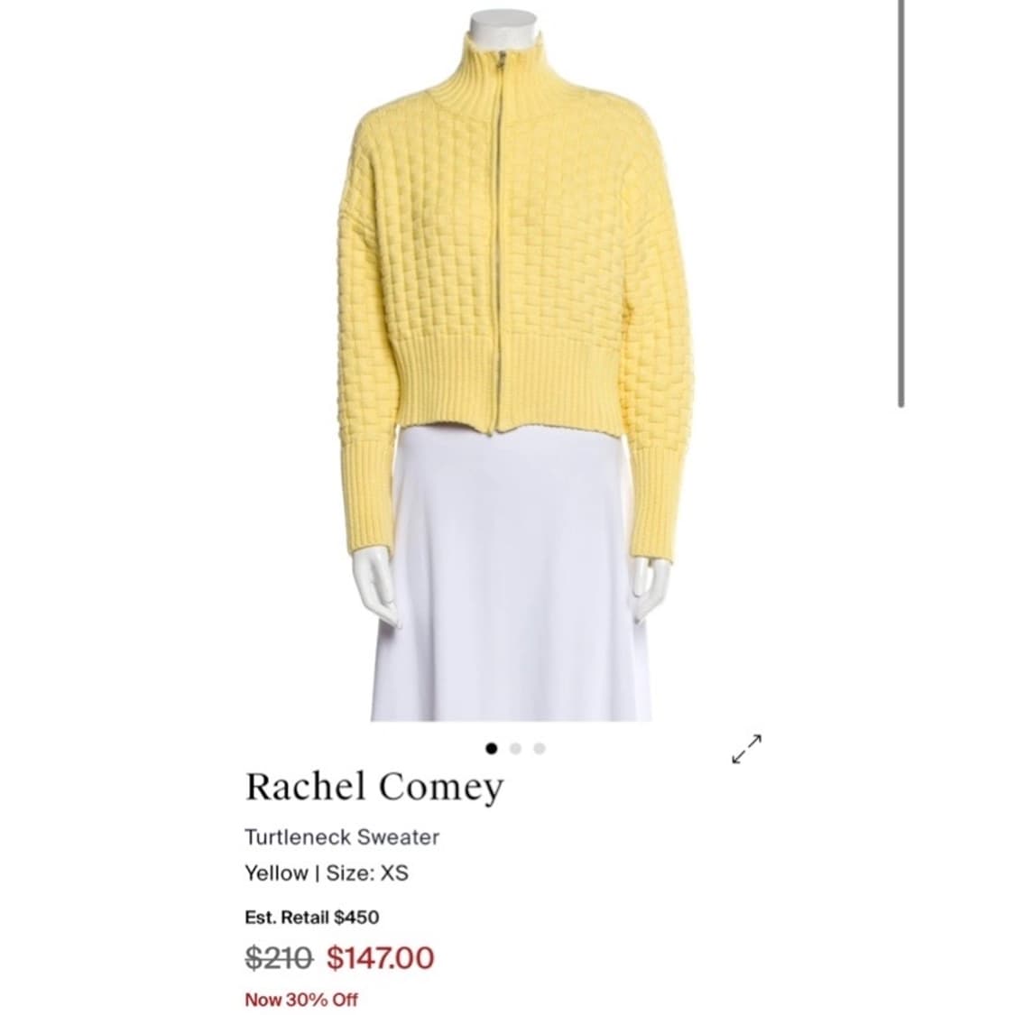 레이첼 코미 니트 집업 가디건 상품이미지2