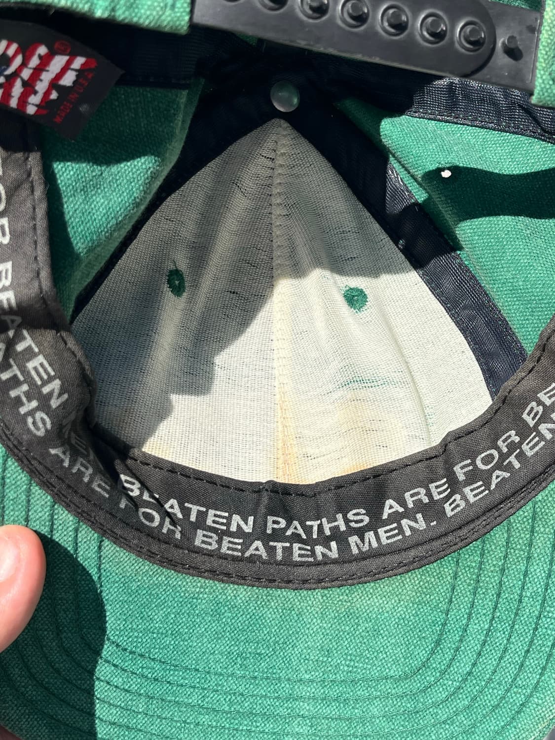 1990s No Fear  Green Faded Cap 상품이미지7