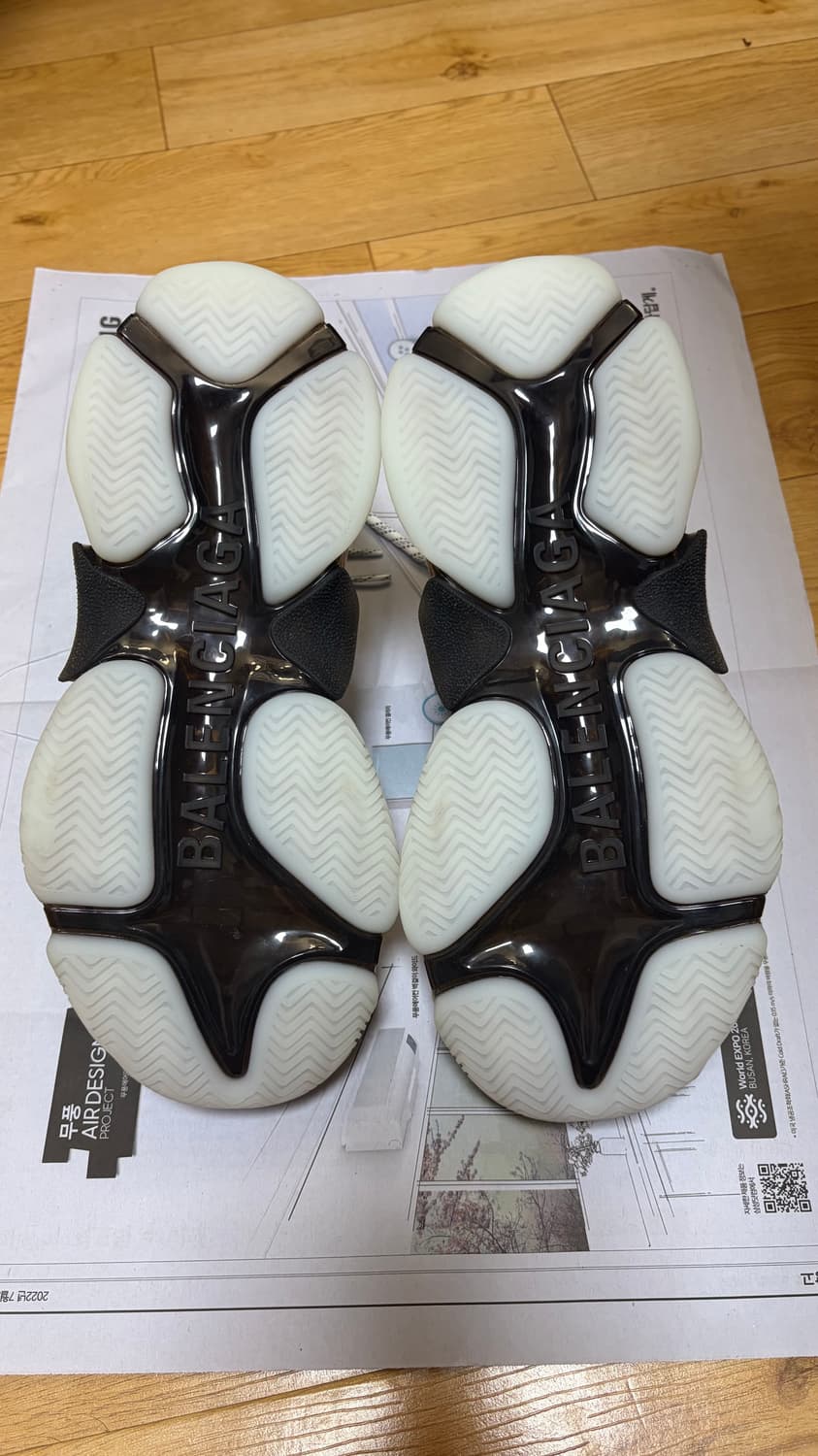 발렌시아가 트리플에스 클리어 화이트 39 상품이미지3