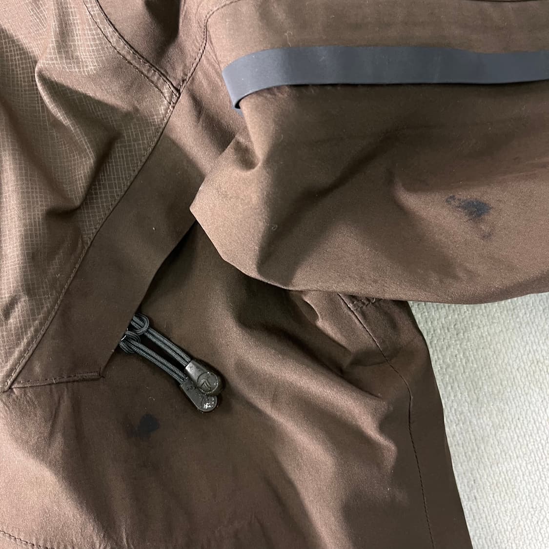 105 콜롬비아 고어텍스 브라운 원포켓 바람막이 자켓 상품이미지4