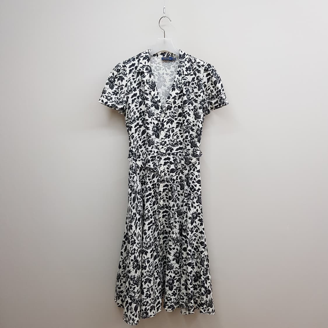 폴로 랄프로렌 플로럴 패턴 린넨 셔츠형 원피스 4사이즈 상품이미지2