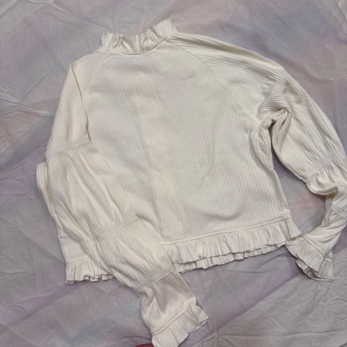 h&m 프릴 가디건 상품이미지5