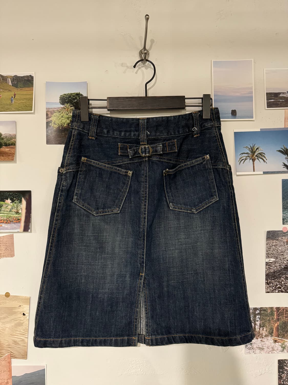 비조 데님 스커트 상품이미지1