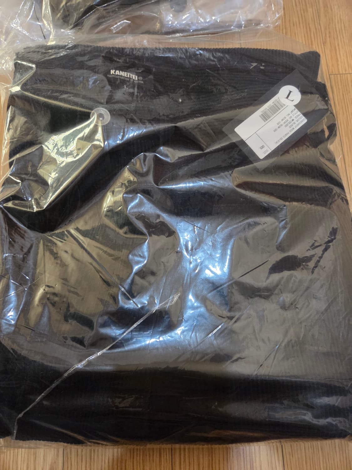 카네이테이 코듀로이 와이드 팬츠 L 새상품 상품이미지3