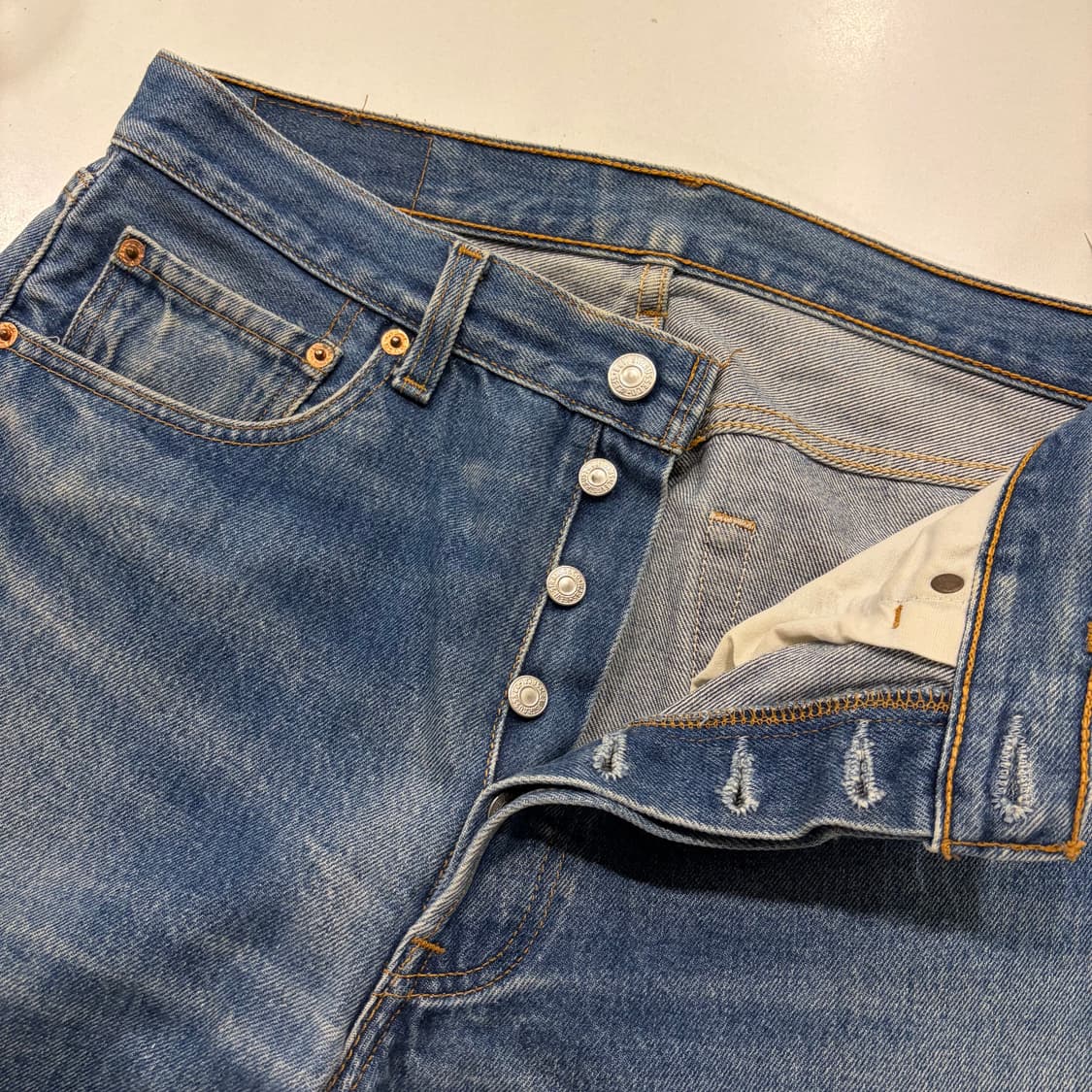 [33x32] 90s 리바이스 501 데님 청바지 팬츠 D899 상품이미지7