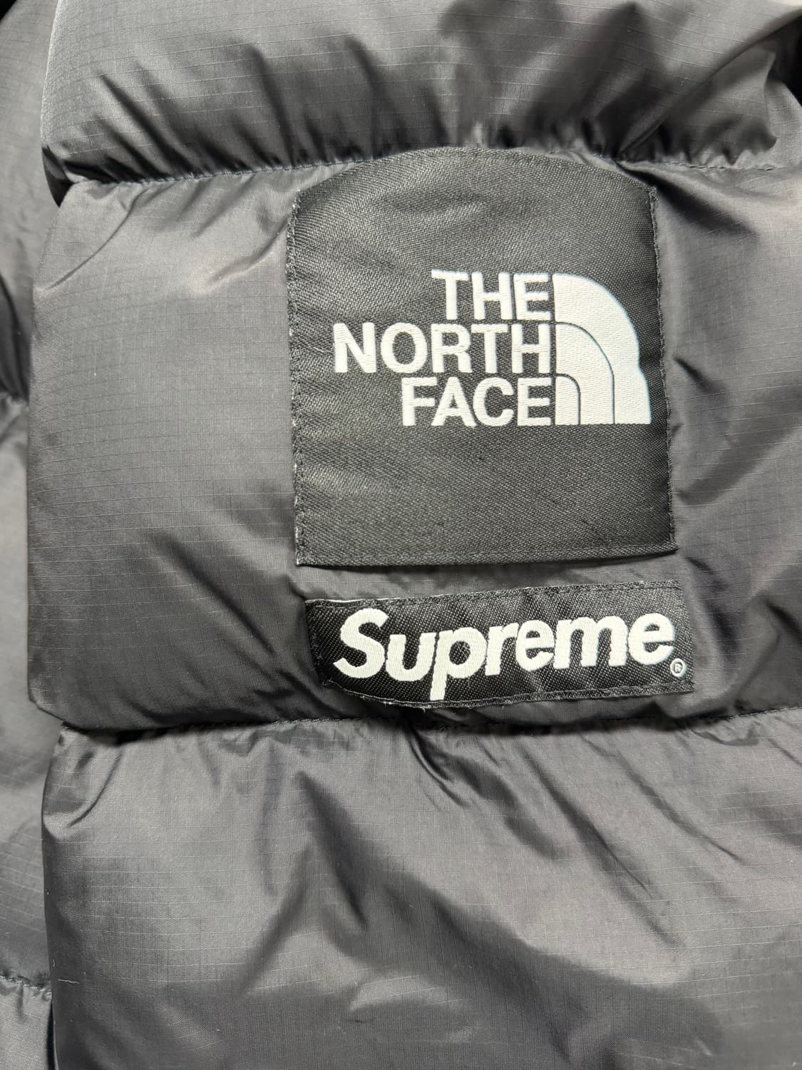 [M]슈프림x노스페이스 스플릿 눕시 블랙 24ss 상품이미지2