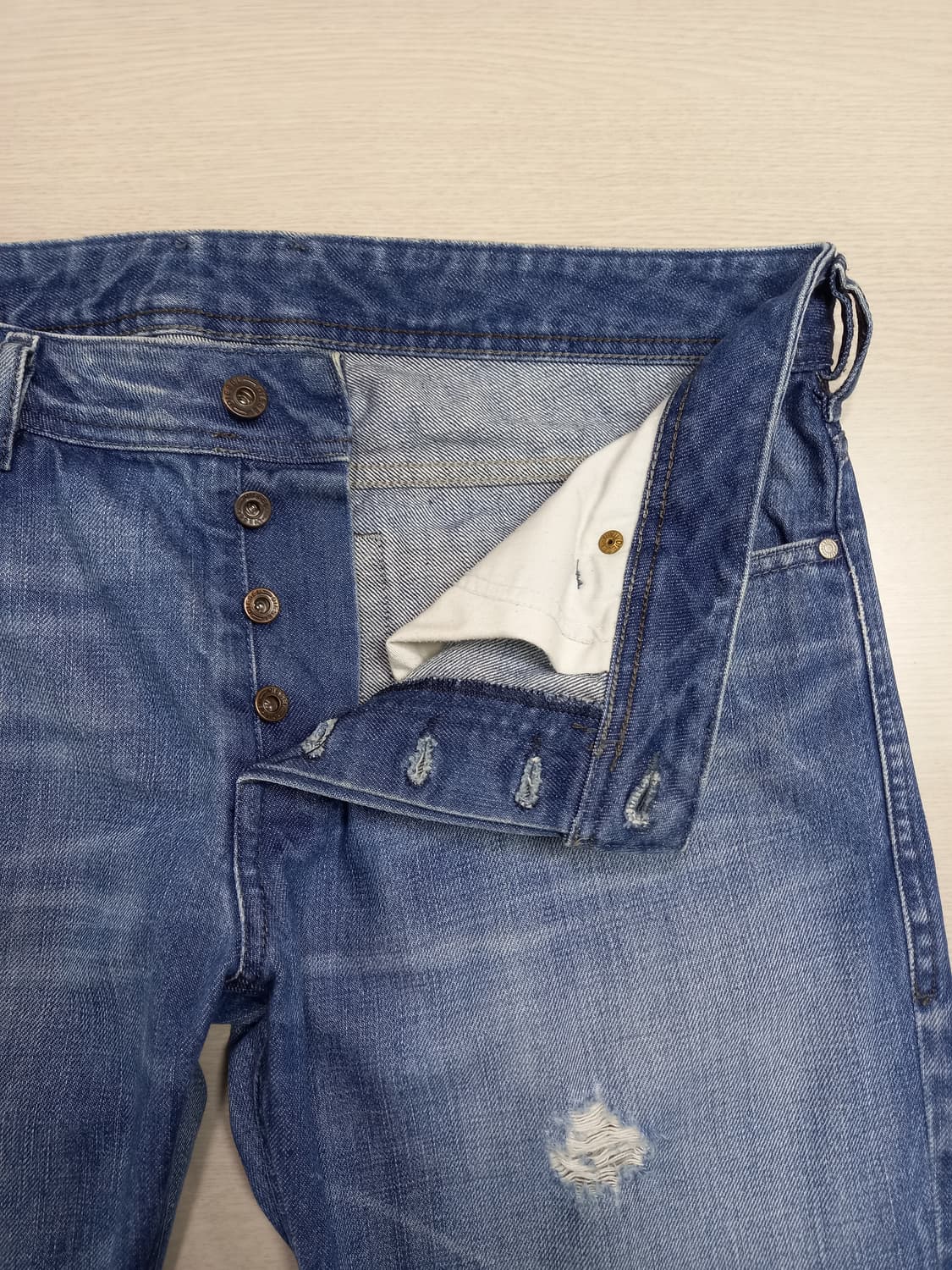 34-35 DIESEL ZATHAN 데미지워싱 부츠컷 34-595 상품이미지6