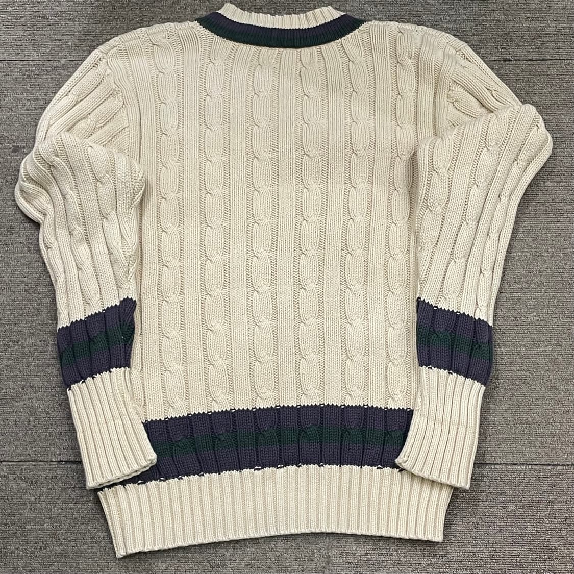 (M) POLO 폴로 랄프로렌 케이블 브이넥 니트 상품이미지8