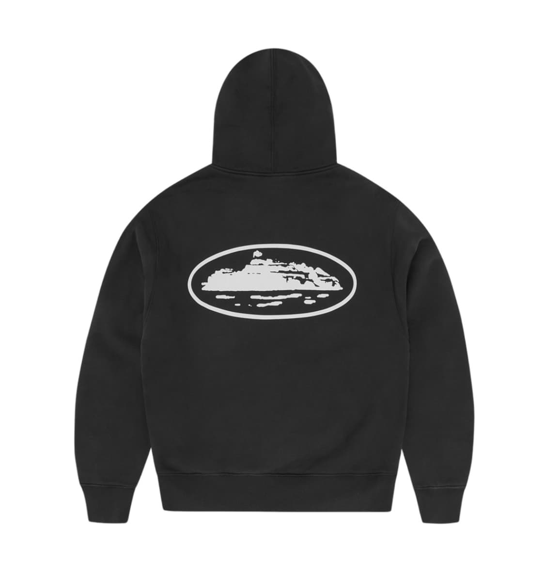 L) 코르테이즈 아일랜드 퍼프 프린트 집업 후드 자켓 블랙 상품이미지2