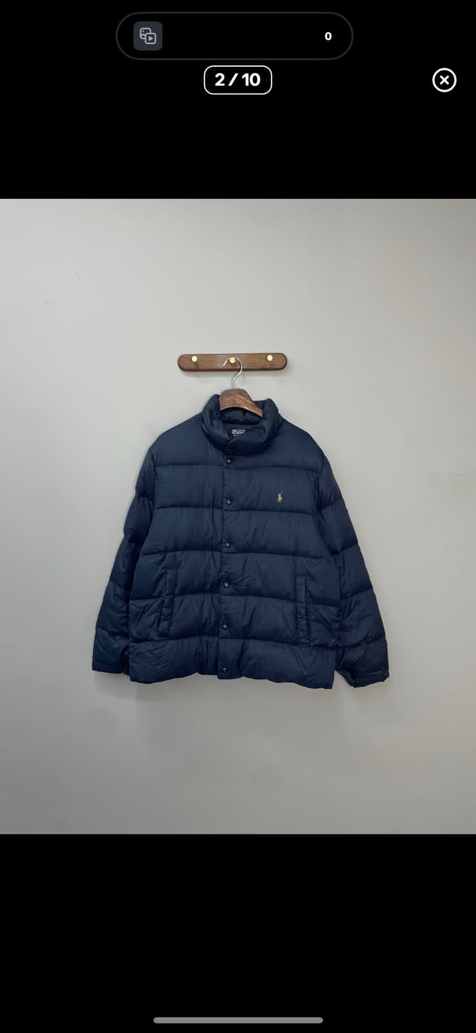 폴로랄프로렌 네이비 다운 푸퍼 패딩 A3130 상품이미지2