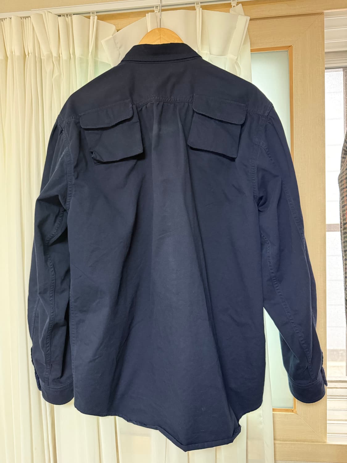 캐피탈 치노 너겟포켓 피쉬 셔츠 네이비 3사이즈 상품이미지4