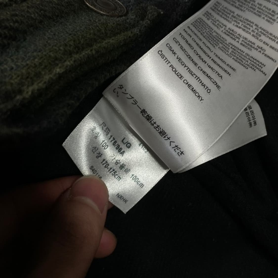 100 리바이스 타탄체크 울 트러커 자켓  상품이미지4