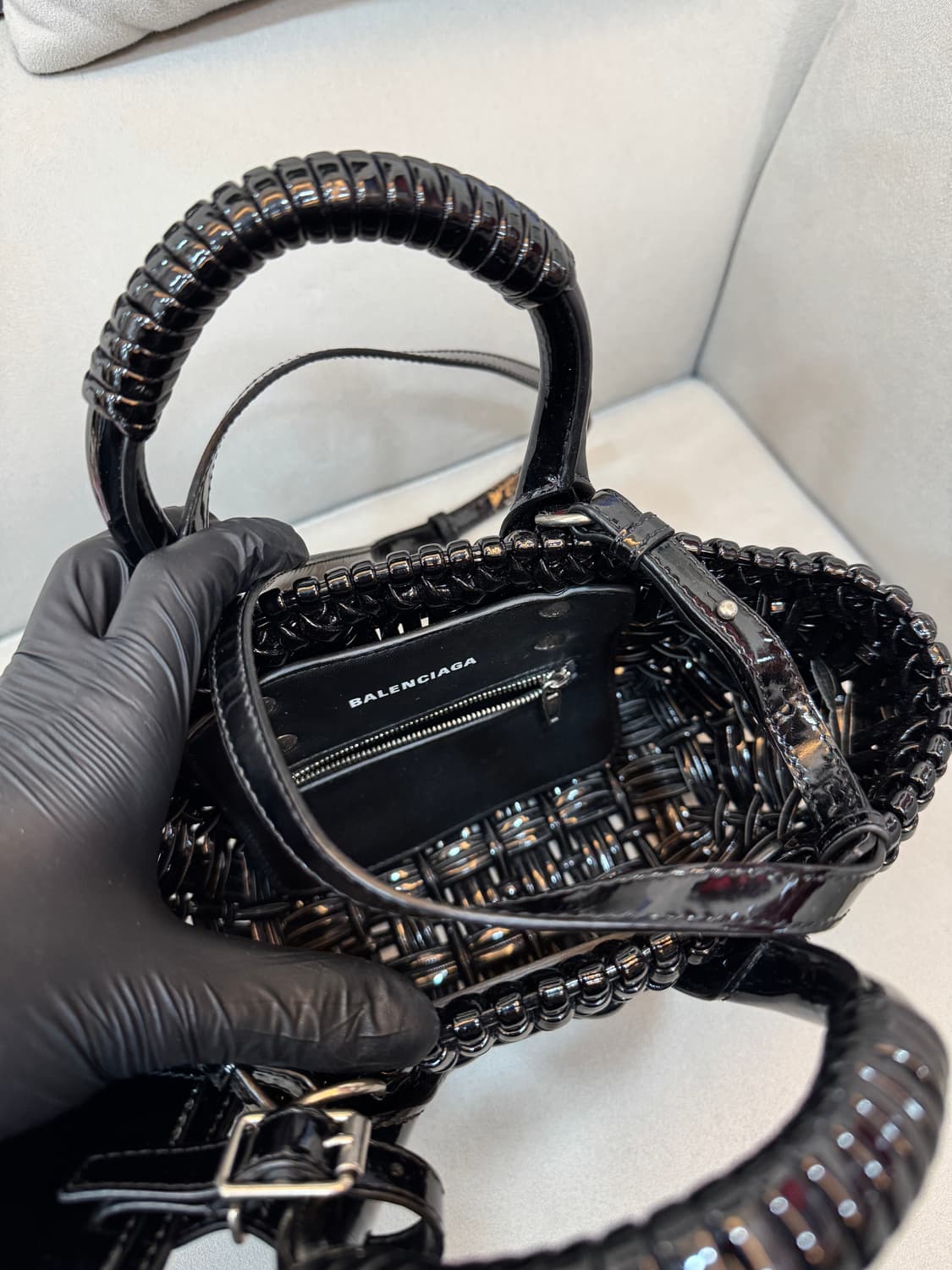 발렌시아가 XXS 비스트로 바스켓백  상품이미지3