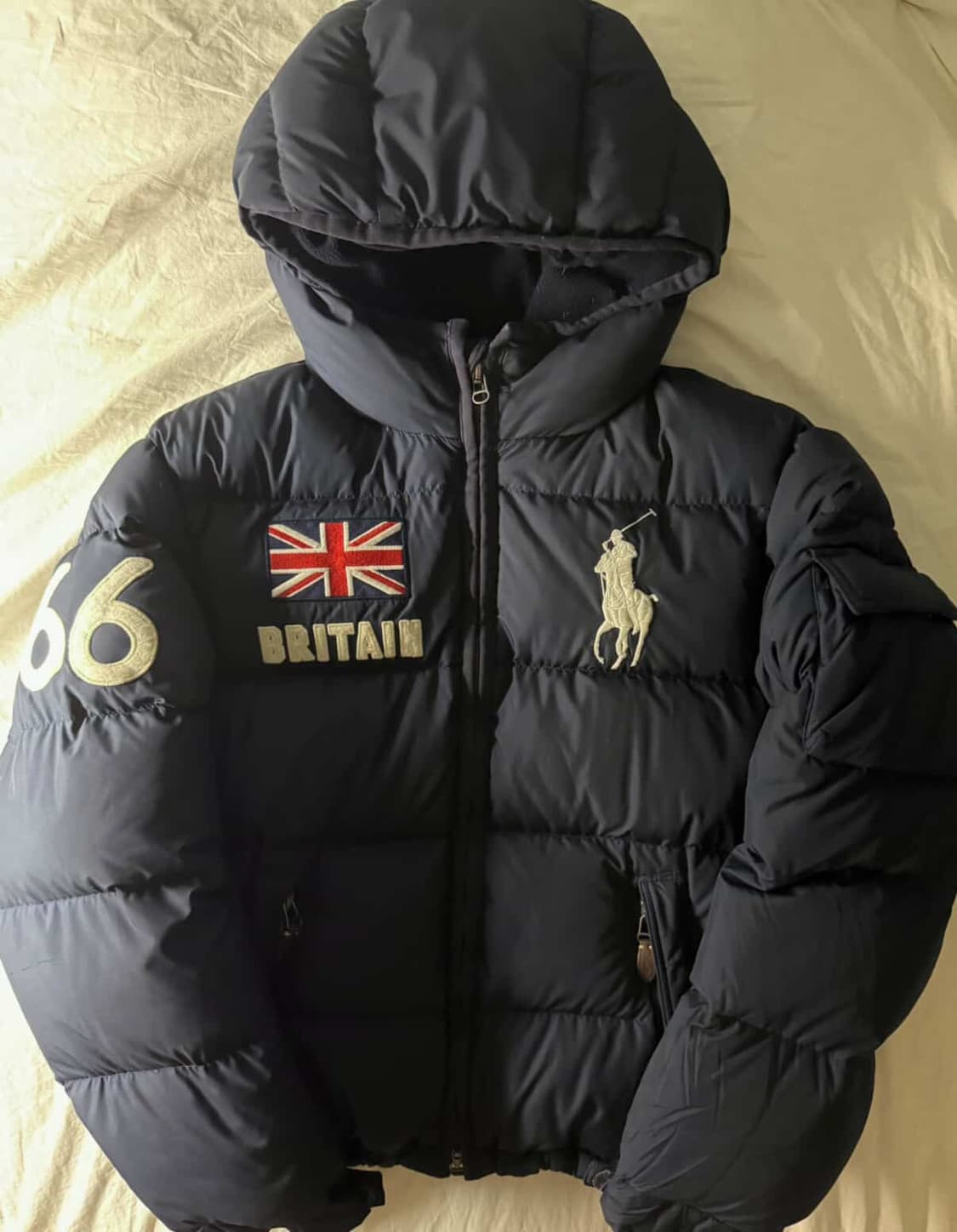 폴로 빅포니 브리튼 패딩 내이비 상품이미지2