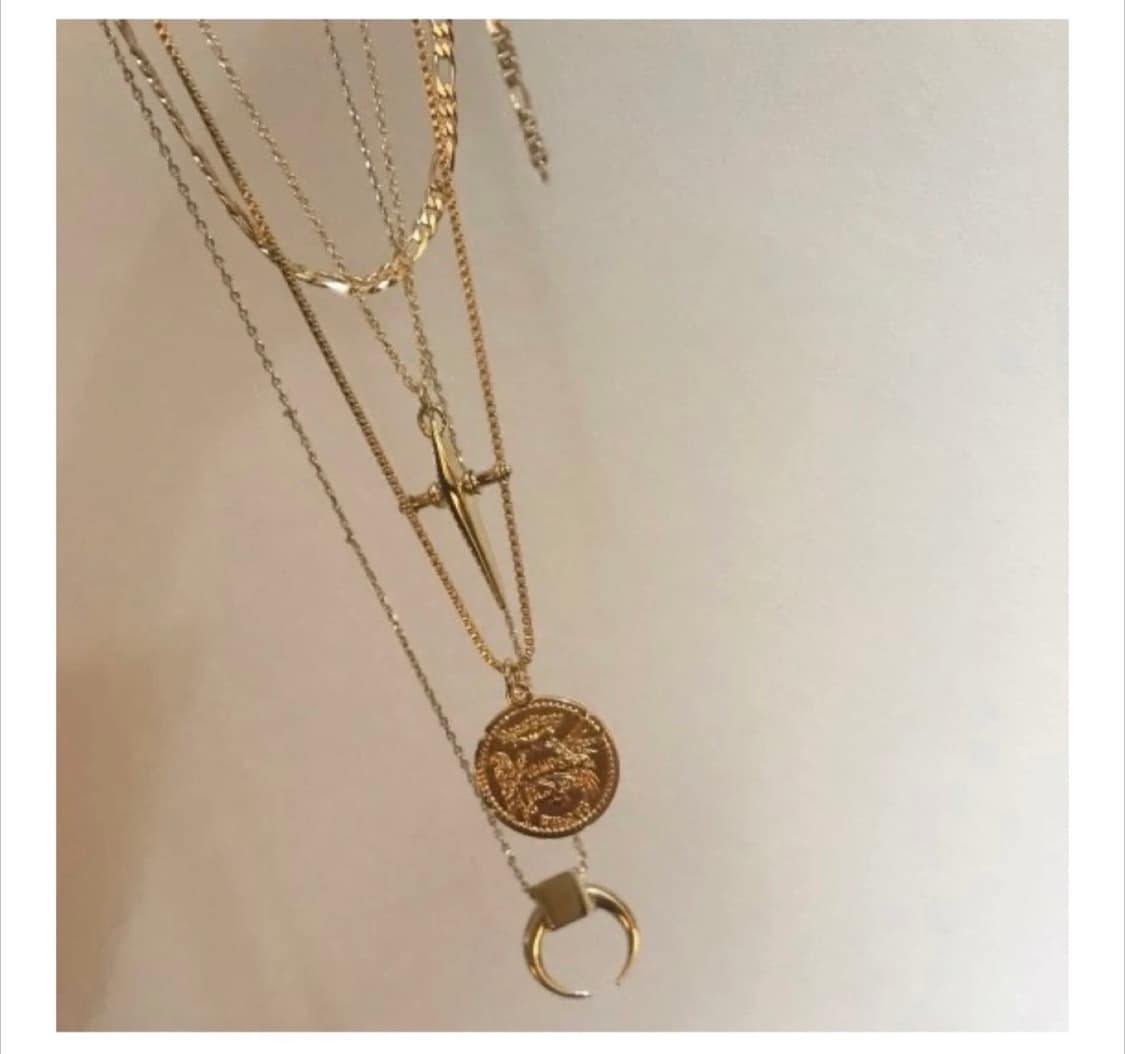 소윰 팬던트 레이어드 목걸이 상품이미지1