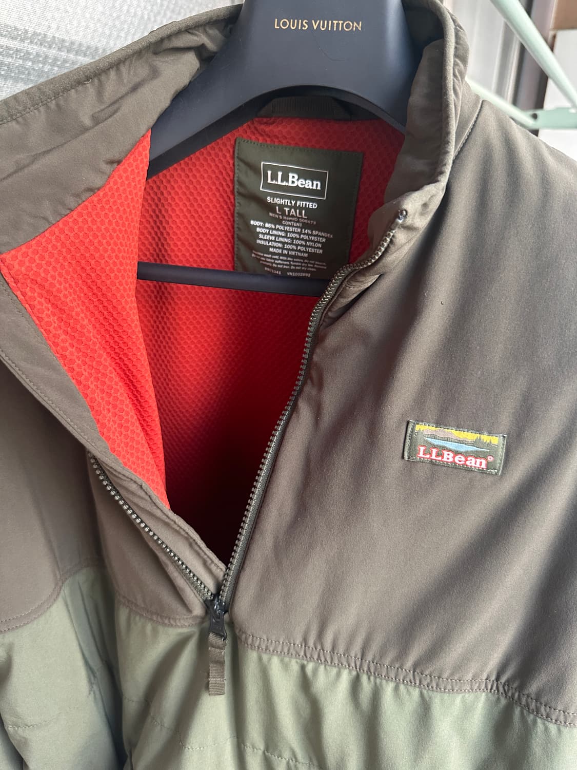 엘엘빈(L.L.Bean) 프리마로프트 투톤 하프집업 아노락 자켓 상품이미지4