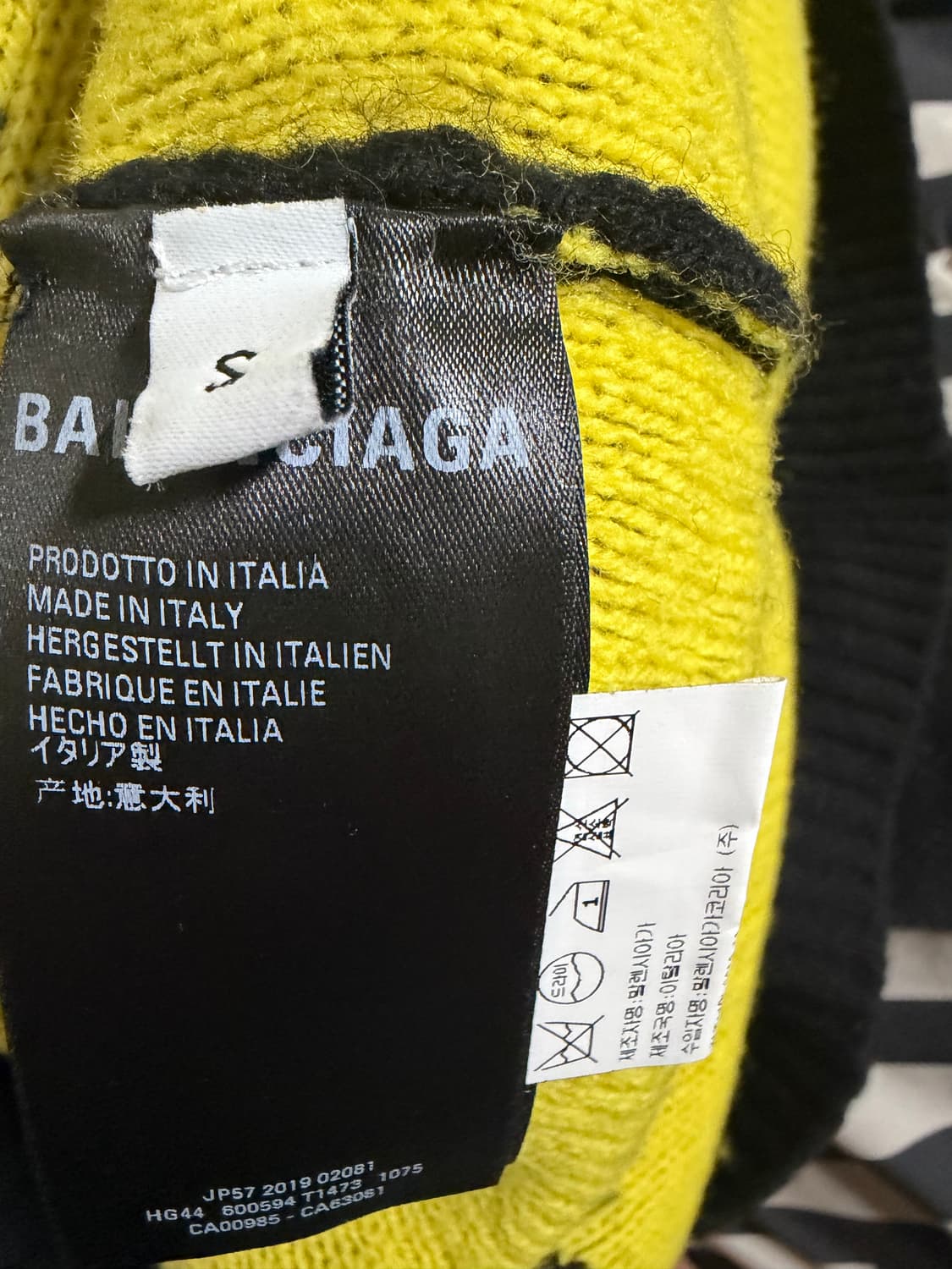 발렌시아가 멀티로고 니트 s 새상품 상품이미지6