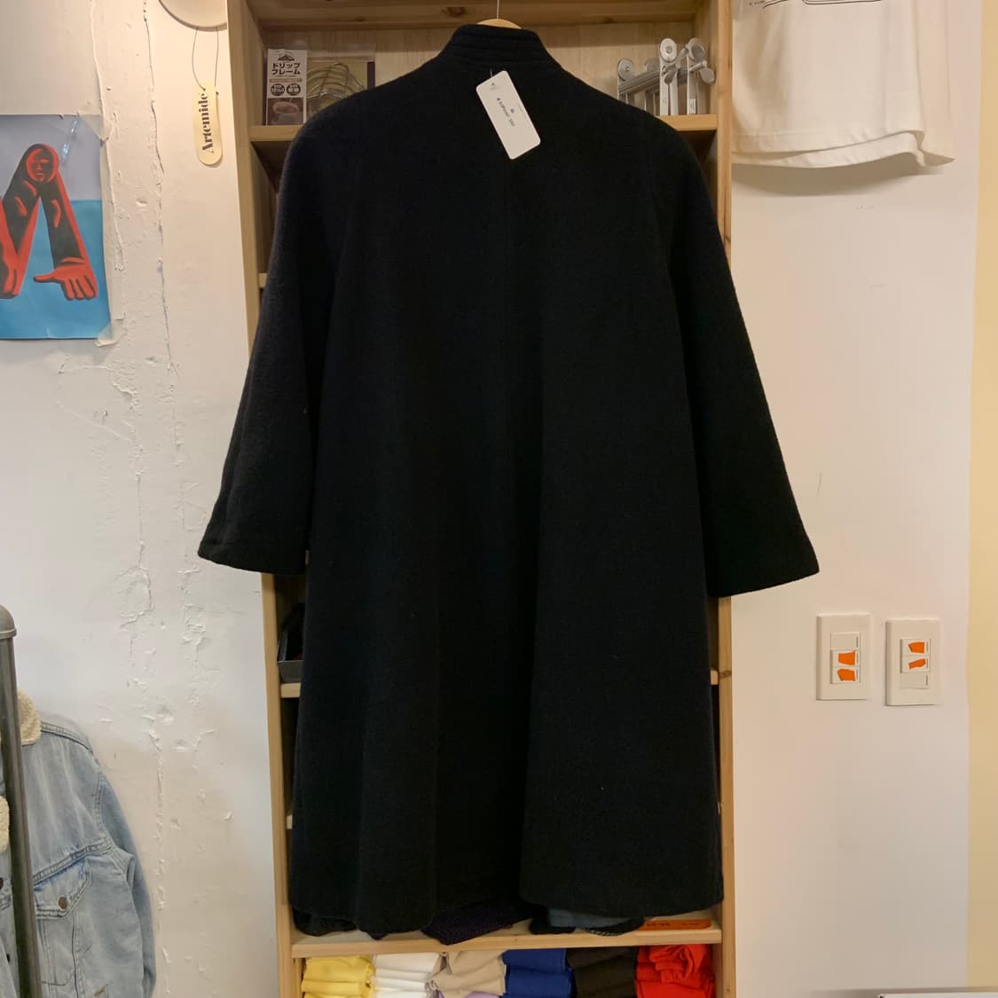 일본 빈티지 울코트 상품이미지3