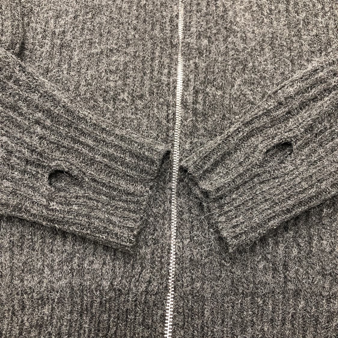 르메르 이태리 알파카 야크 집업 니트 스웨터 가디건 M 상품이미지6