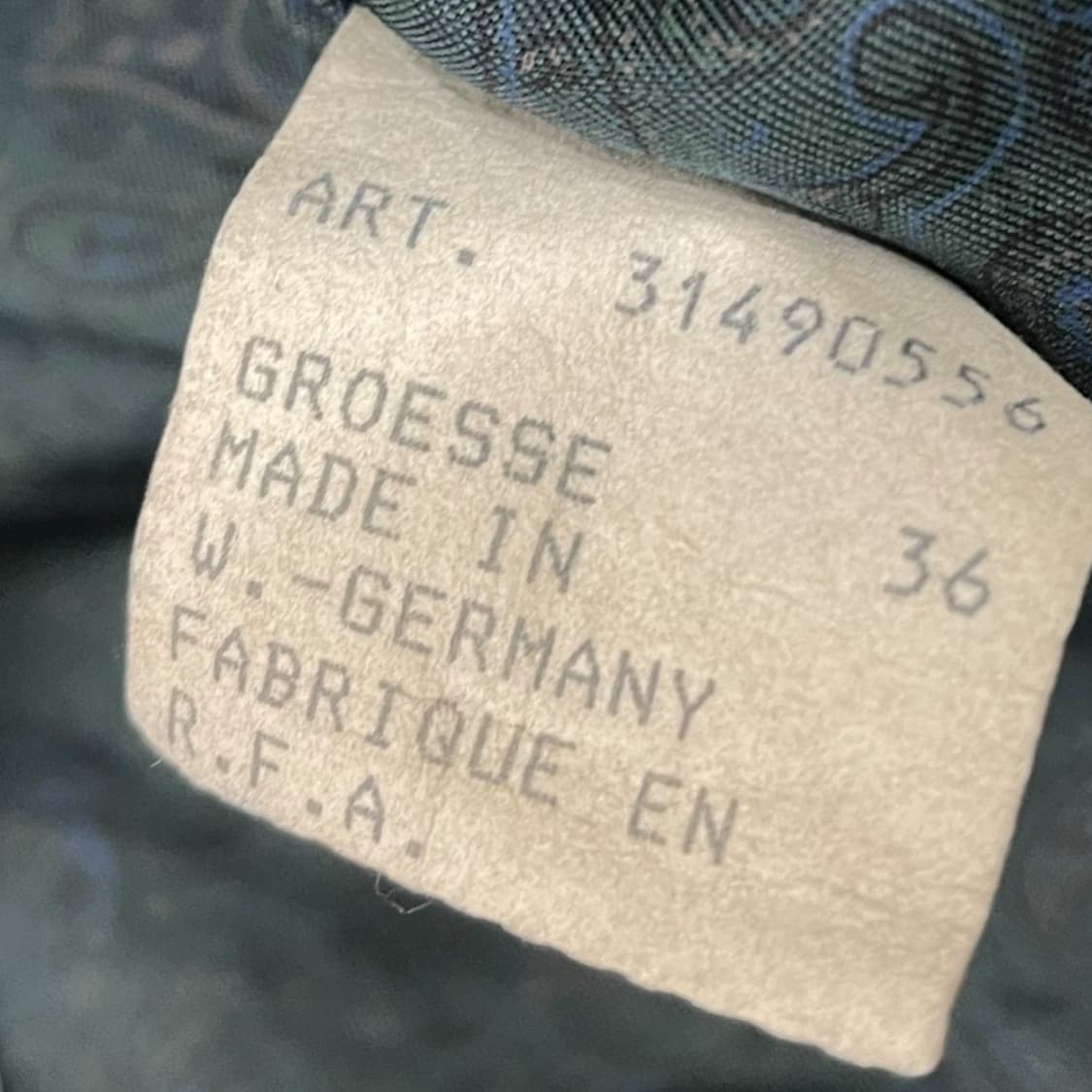 80s 서독제 더블 브레스티드 울 혼방 자켓 상품이미지8