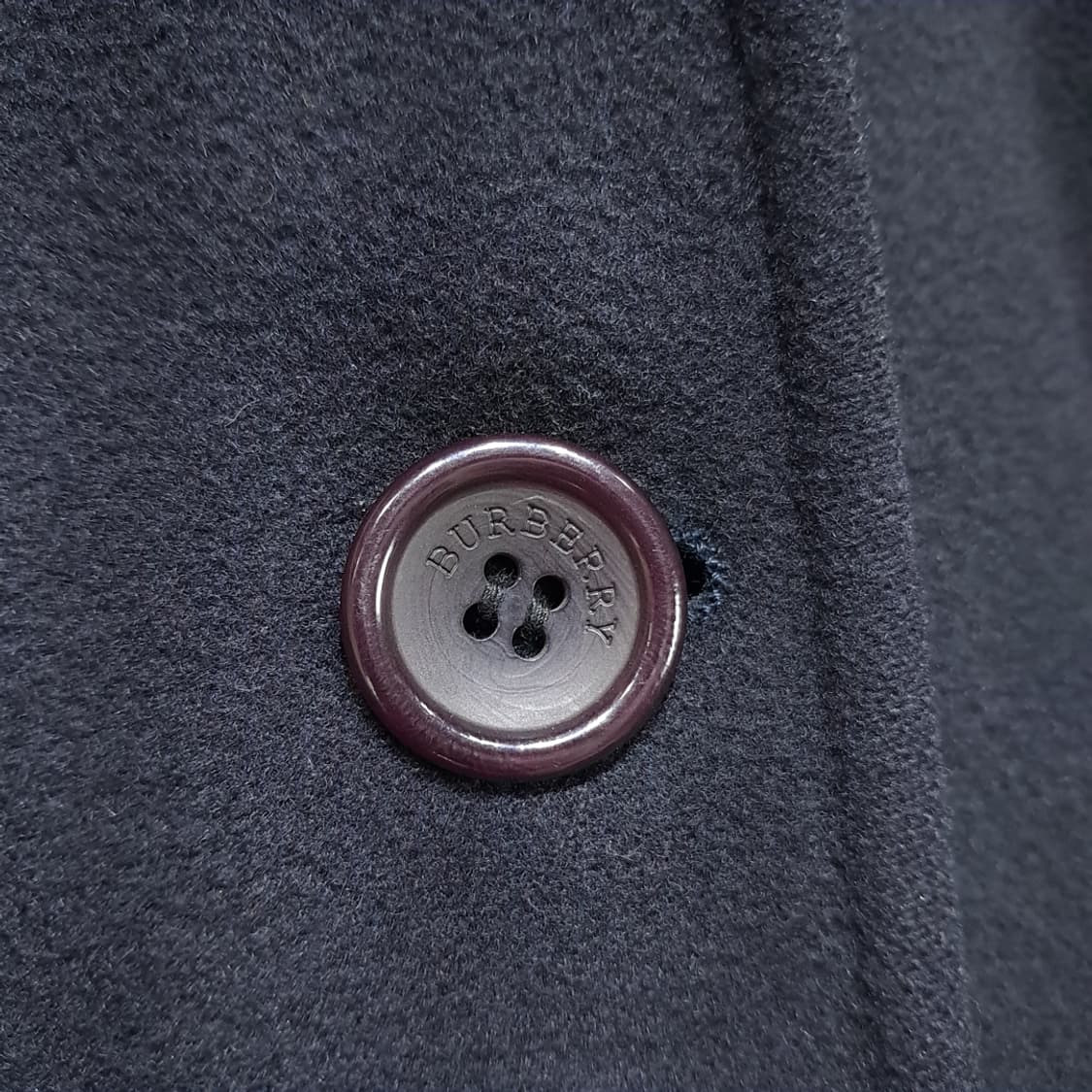 CL228 XL 버버리 00s 이태리판 램스울캐시미어 싱글 네이비 코트 상품이미지10