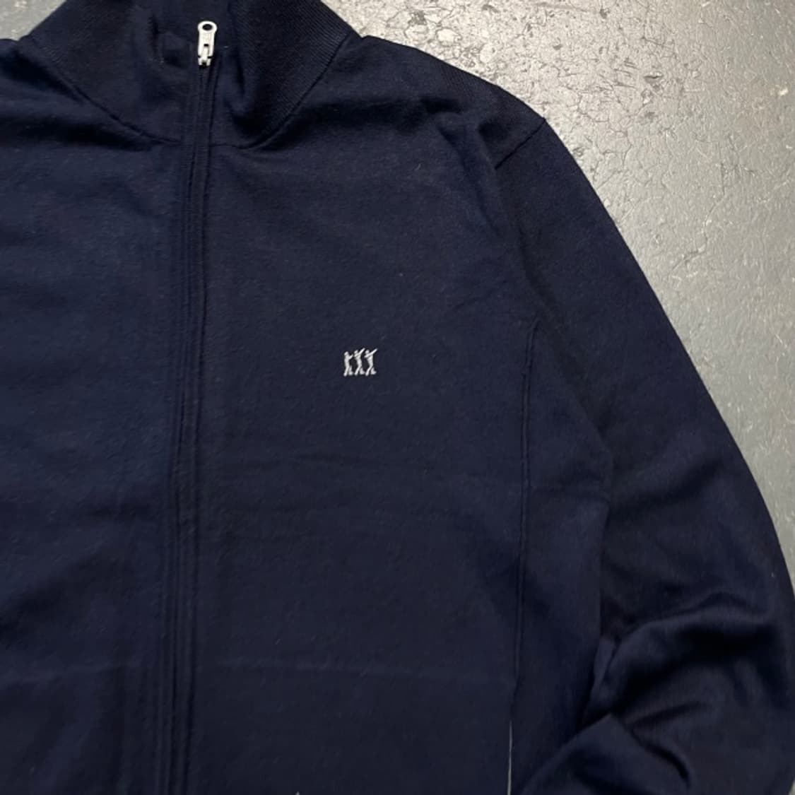 100 헨리코튼 니트집업  상품이미지2