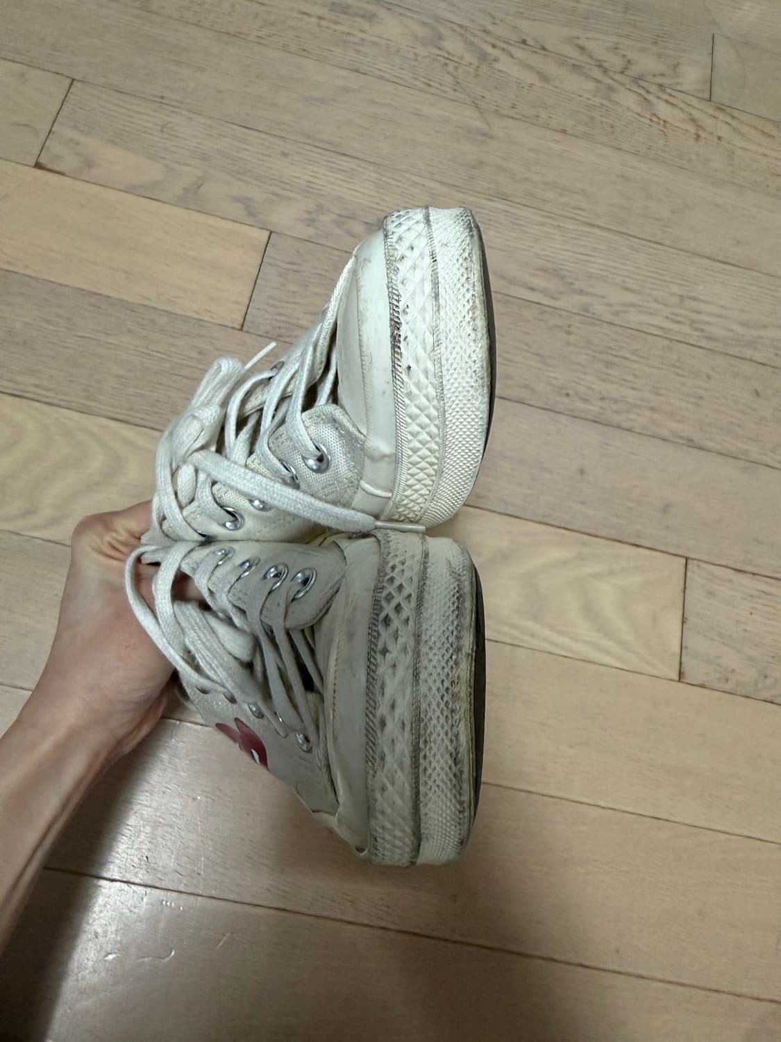 컨버스 X 꼼데가르송 플레이 척 70 (아이보리) 상품이미지5