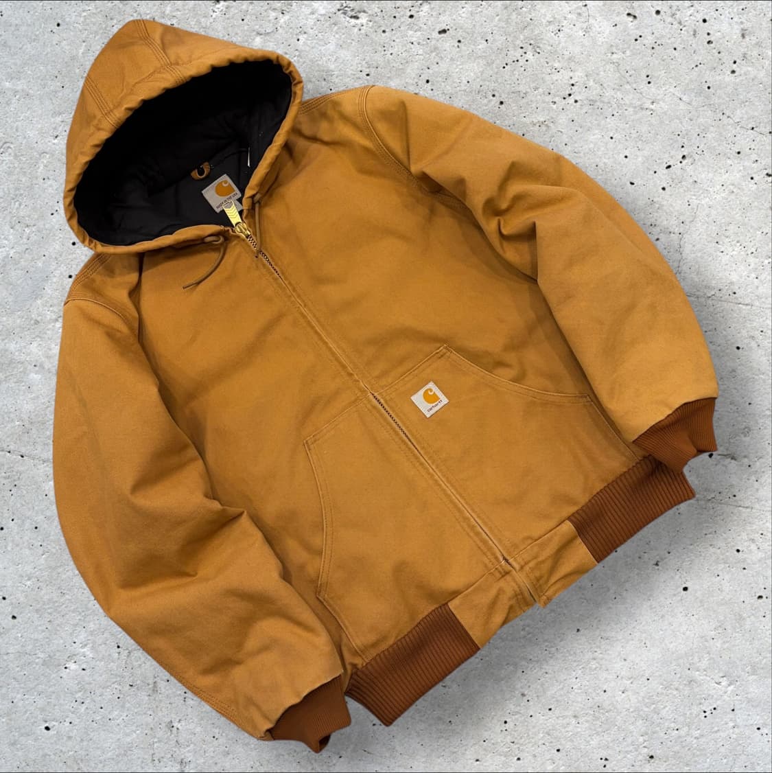 [S] 칼하트 J140 액티브 후드 워크 자켓 브라운 C317 상품이미지1