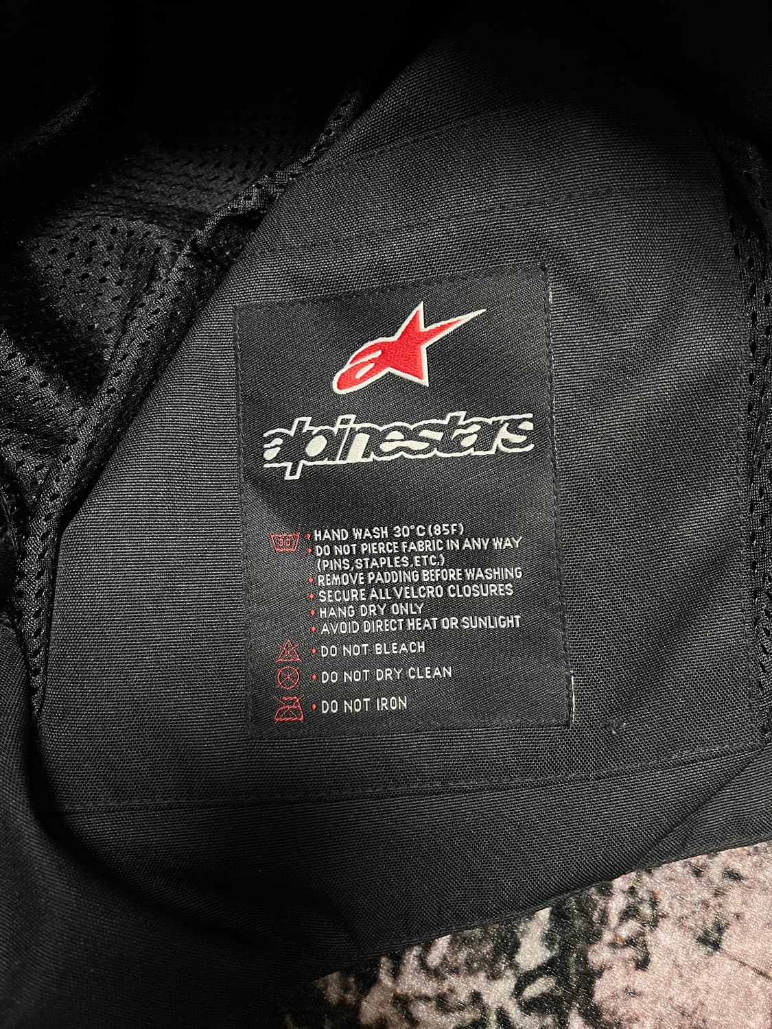 알파인스타 스나이퍼 에어 플로 카모플라쥬 바이커 자켓 (M) 상품이미지6