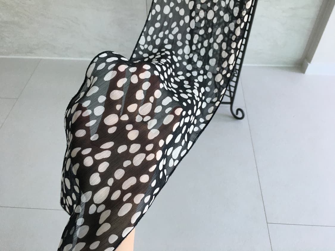 polka dot sheer scarf 상품이미지5
