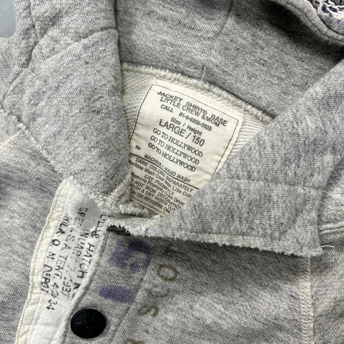 JPN 빈티지 멀티버튼 후디  상품이미지4