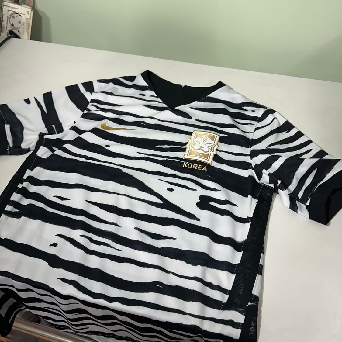 95 S-M 나이키풋볼 20한국국대 지브라 축구져지 축구반팔 상품이미지2
