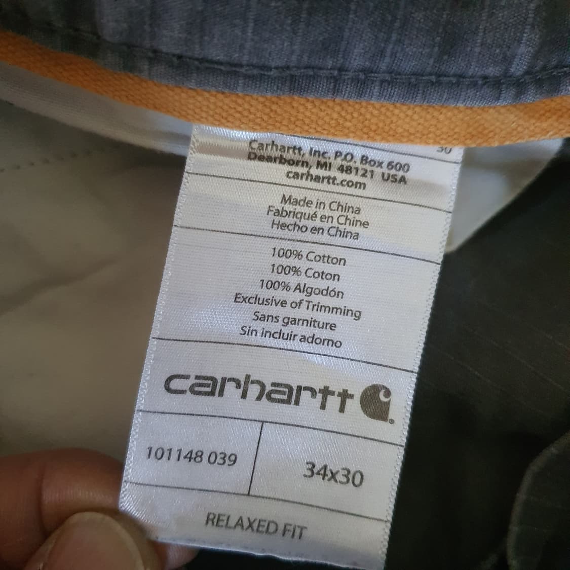 칼하트 Force Tappen Relaxed Fit Cargo 팬츠  n 상품이미지8