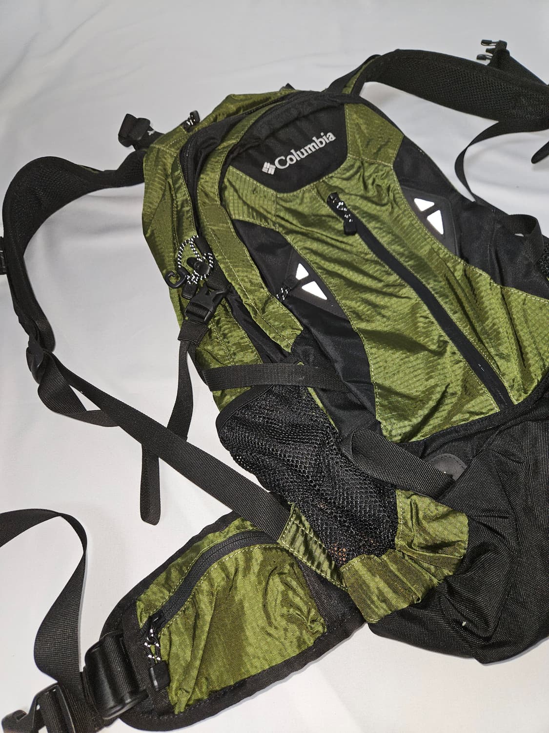 컬럼비아 콜롬비아 올리브그린 트레일 백팩 가방 고프코어 33L 레인커버 상품이미지3