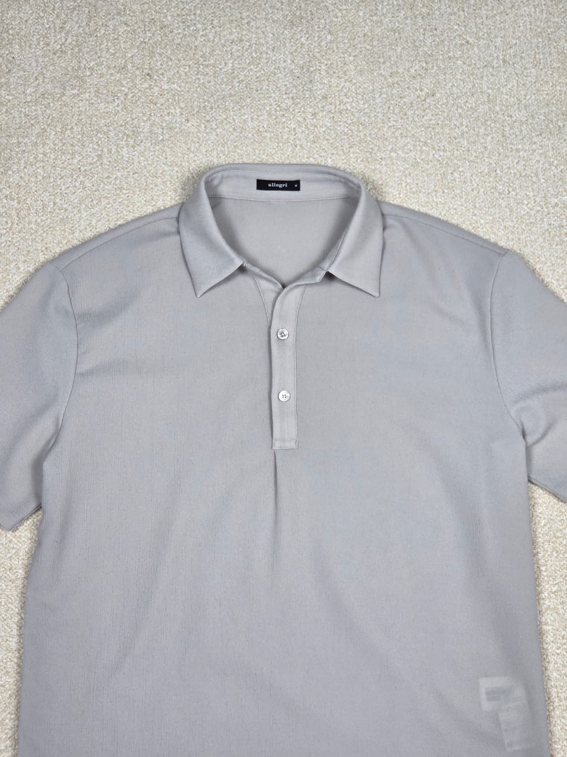 [알레그리] 텍스처 폴리 반팔 카라티 | S00029 상품이미지2