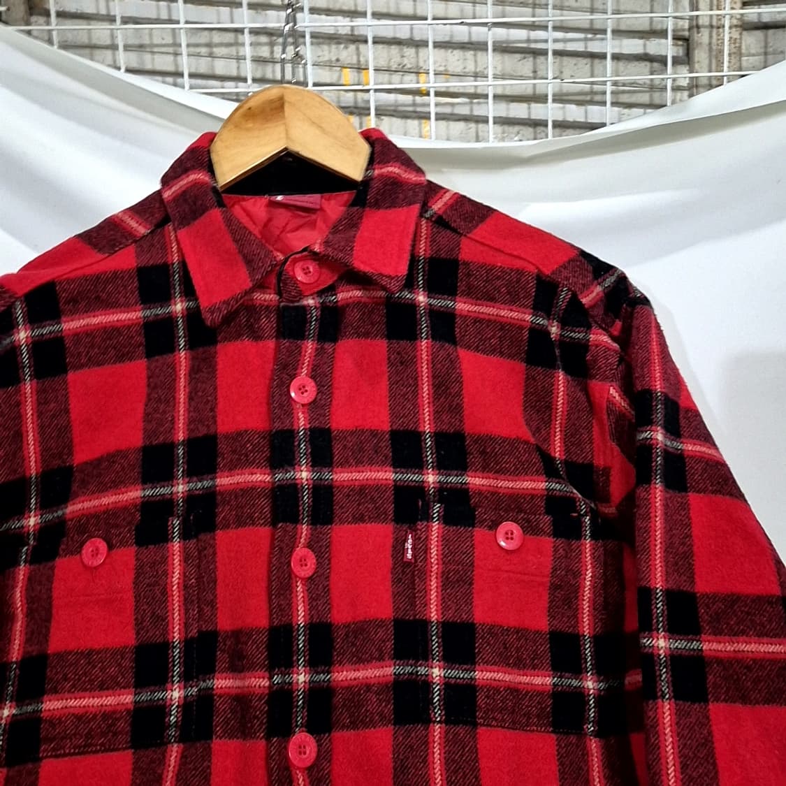 Levis 리바이스 누빔 버팔로 체크 셔츠 상품이미지2