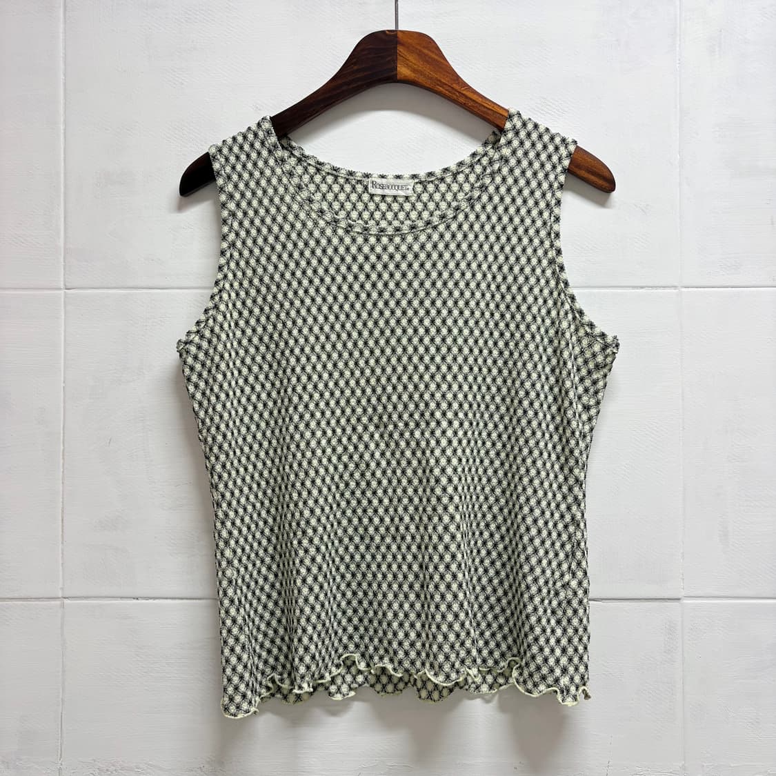 ROSEBOUQUET 크리즈 체크 세트 셋업  상품이미지6