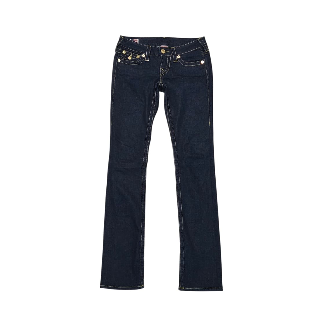 TrueReligion 트루릴리젼 골드 레인보우빌리 부츠컷 데님  상품이미지1
