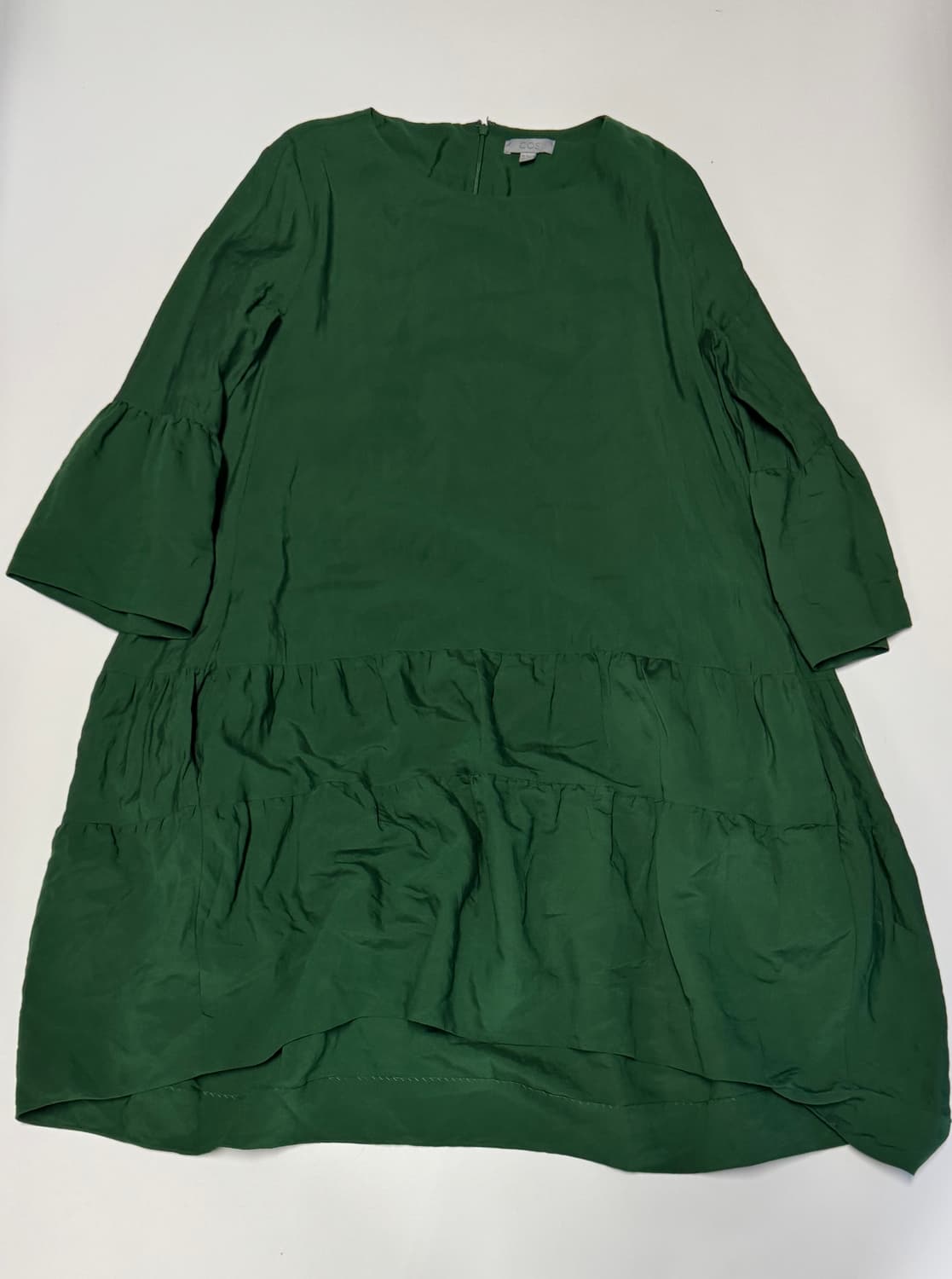 여성 코스 cos 모달 혼방 드레스 원피스 42 그린 상품이미지1