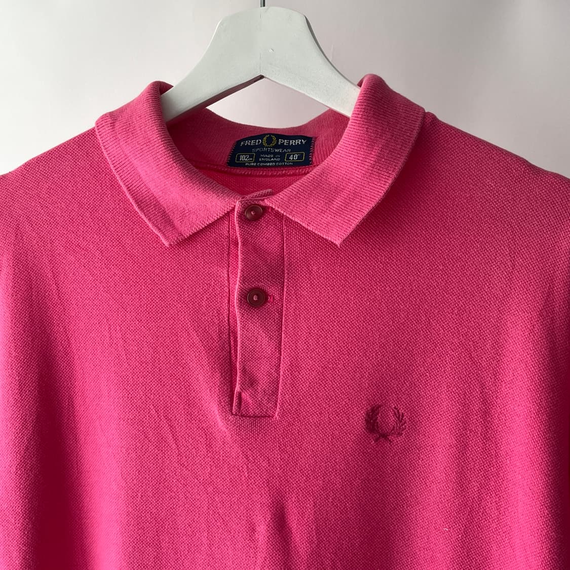 FRED PERRY 90's pk shirt 잉글랜드제 상품이미지4