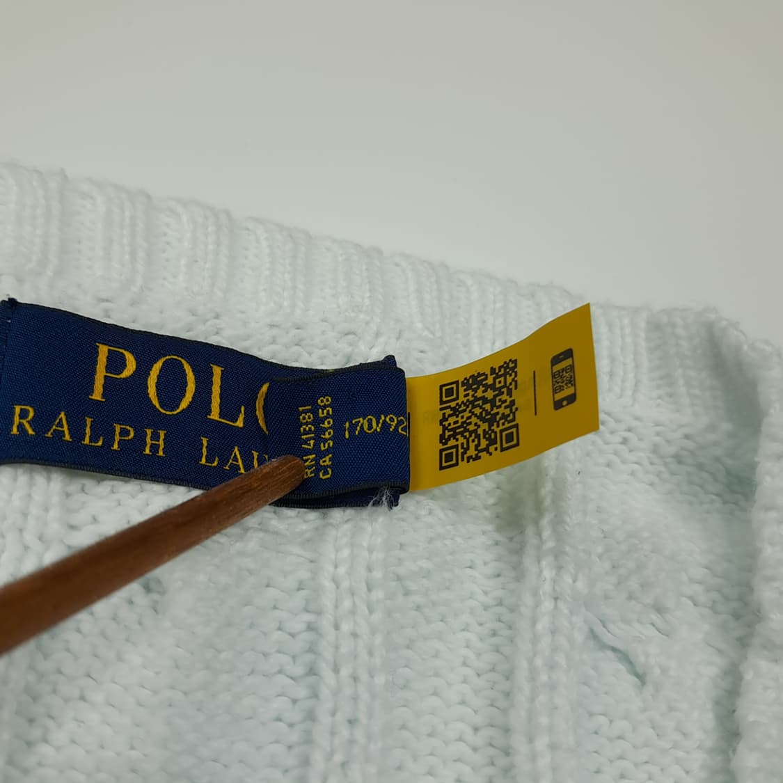CL196 S 폴로 케이블 코튼 니트 상품이미지4