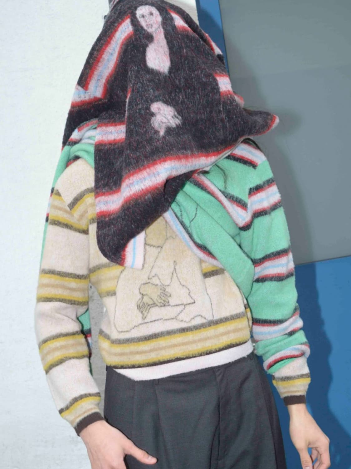 Kotagushiken Fluffy mona knit  상품이미지5