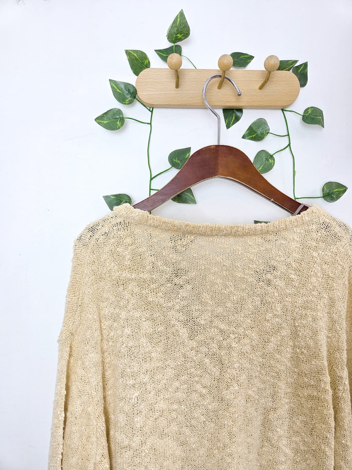 버터빛 아일렛 니트 상품이미지5