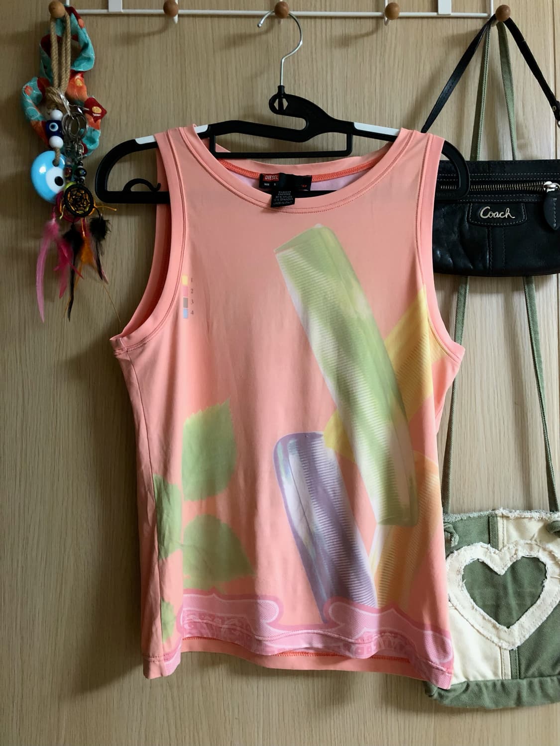 [아카이브] 디젤 2000s Y2K sleeveless top 상품이미지1