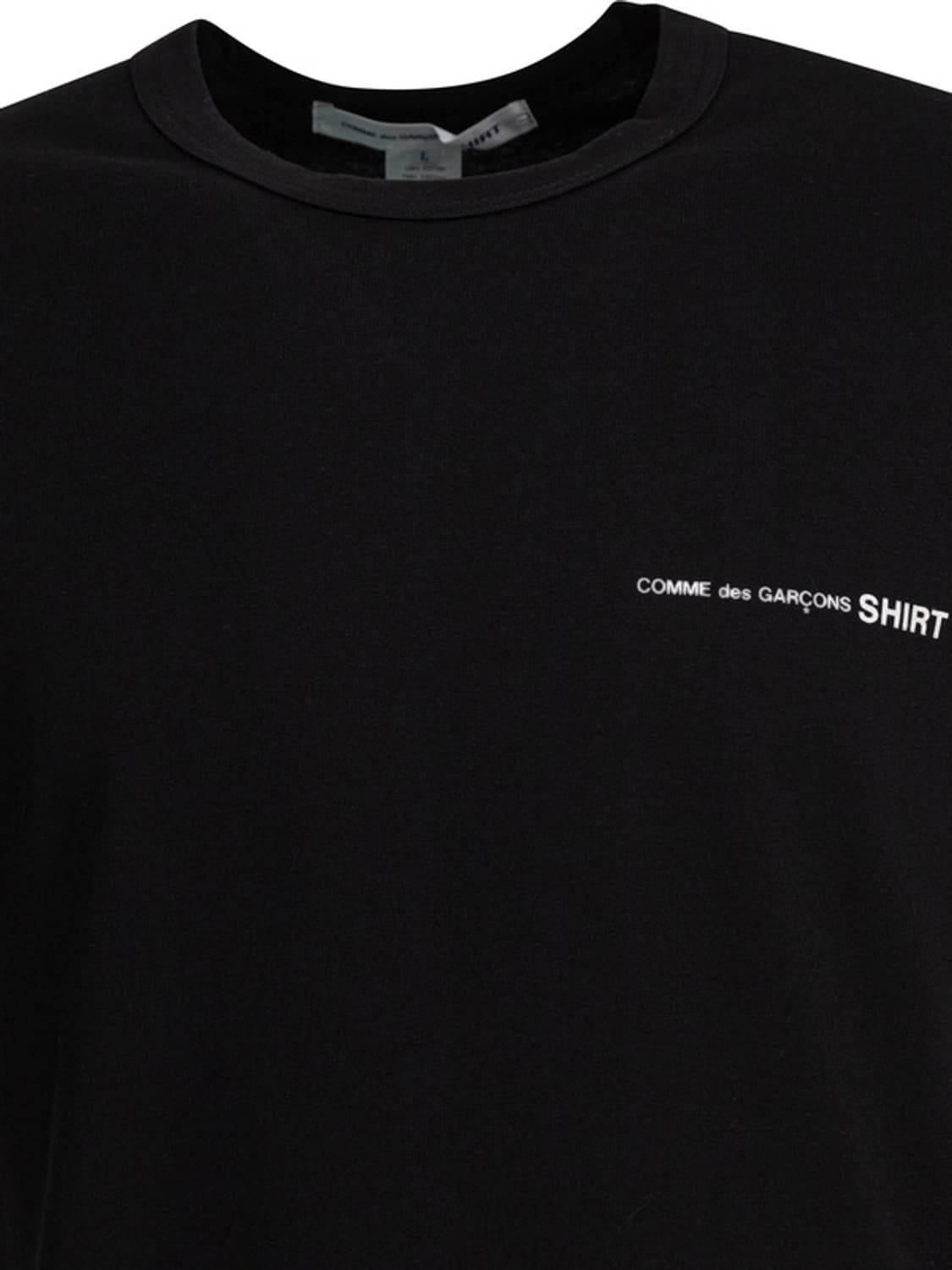 꼼데가르송 로고 프린팅 반팔 티셔츠 블랙 XL 상품이미지3