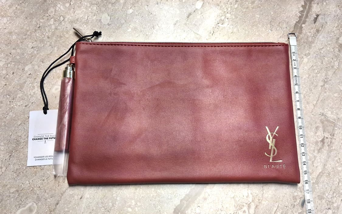 입생로랑 YSL 레드 테슬 파우치 (새제품)
 상품이미지10