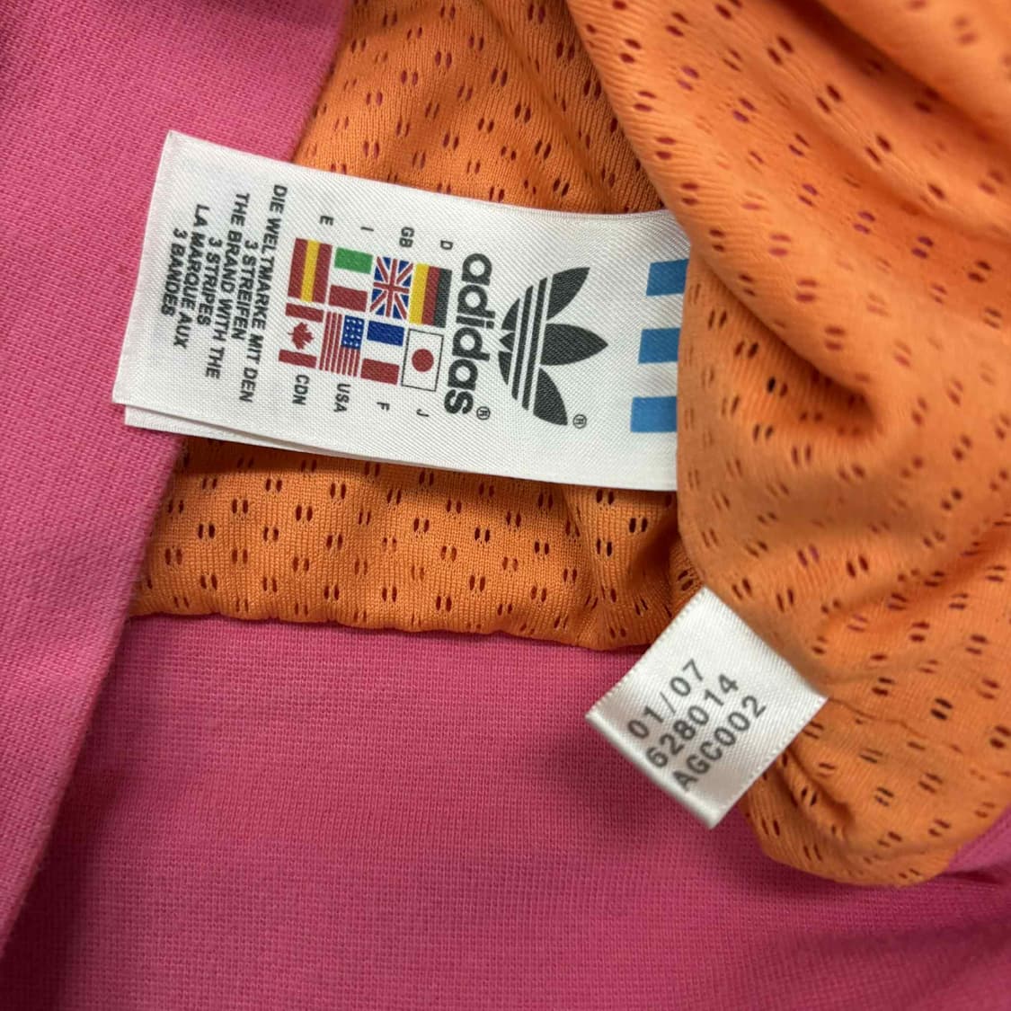 아디다스 벨루어 벨벳 세미크롭 걸즈 후드집업 희귀져지(95) 상품이미지5