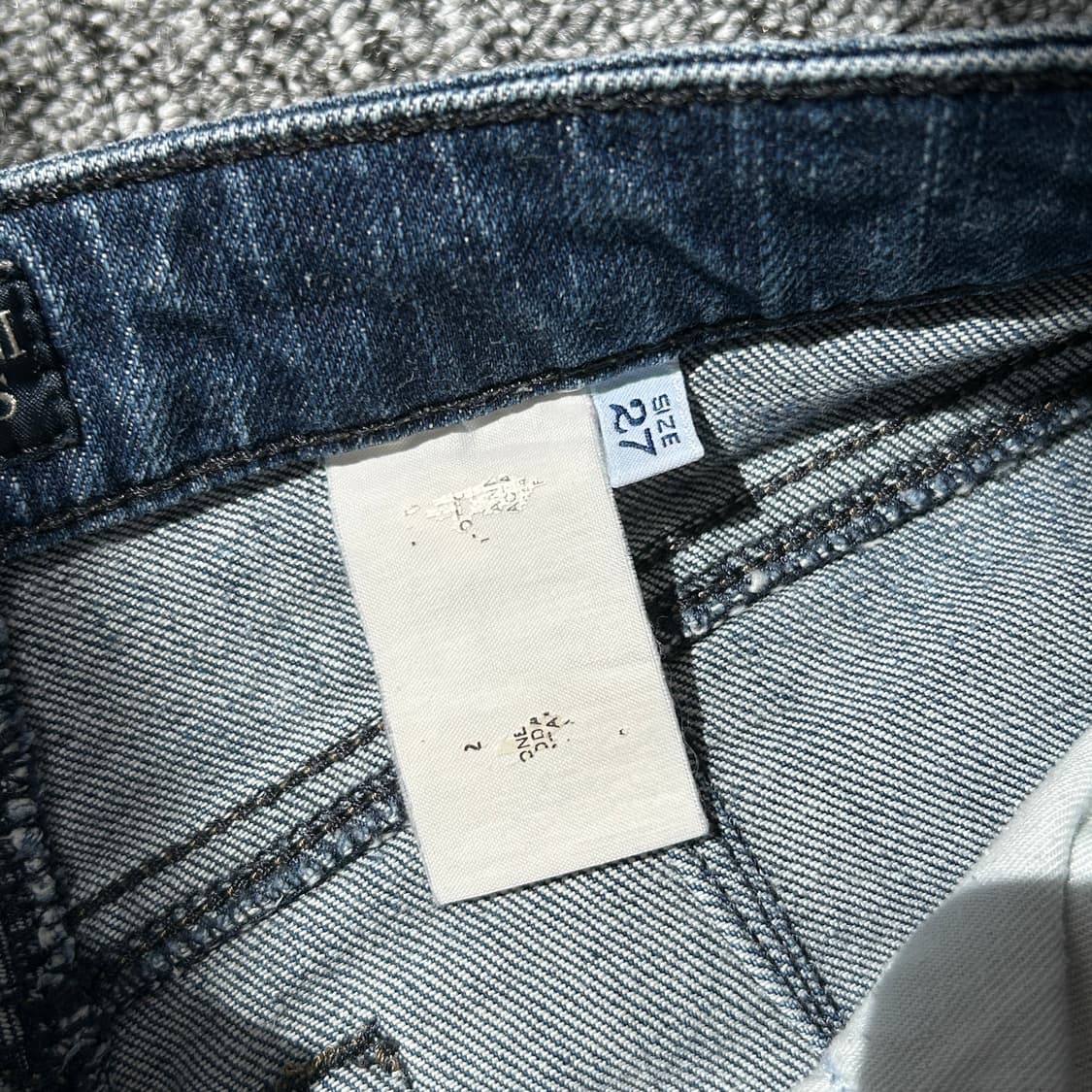 아르마니 진스 세미부츠컷 데님 팬츠 상품이미지7