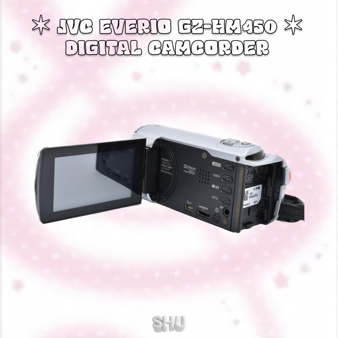 JVC 에브리오 GZ-HM450 빈티지 디지턽 캠코더 실버 상품이미지7